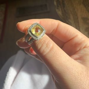 David Yurman Albion Ring in Citrine